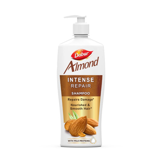 Dabur Almond Shampoo - 650 Ml | For Nourished & Smooth Hair | Intense Nourishment | Helps
