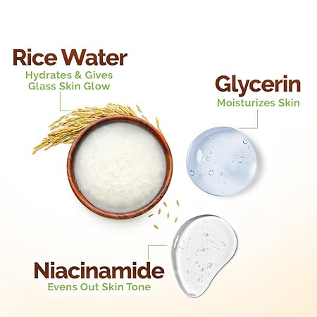 Mamaearth Rice Water Moisturizing Body Wash: Rice Water & Lily Scent, Pack of 3, 275 ml each