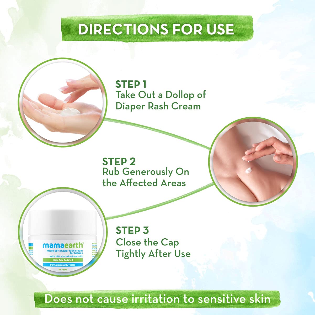 Mamaearth Milky Soft Diaper Rash Cream: For Babies, 50 g