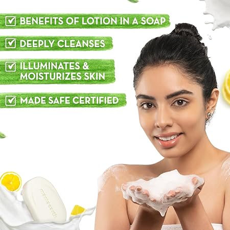 Mamaearth Vitamin C Moisturizing Lotion Soap(Value Pack of 4) - 125 g X 4 Units