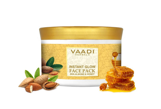 Vaadi Herbals Almond & Honey FacePack, 100 g, Pack of