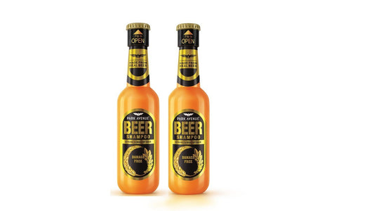 Park Avenue Damage Free Hair Beer Shampoo for Men: Pack of 2, 180 ml