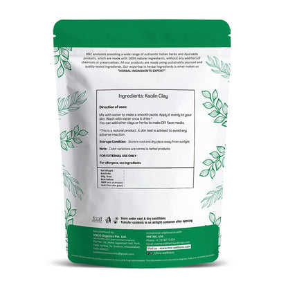 H&C Kaolin Clay Powder: 227 g