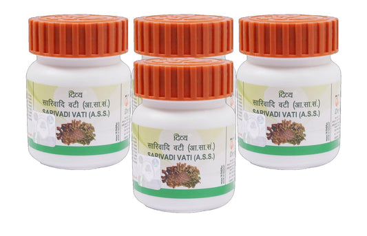 Patanjali Divya Sarivadi Vati: 20g, 160 Tablets, Pack of