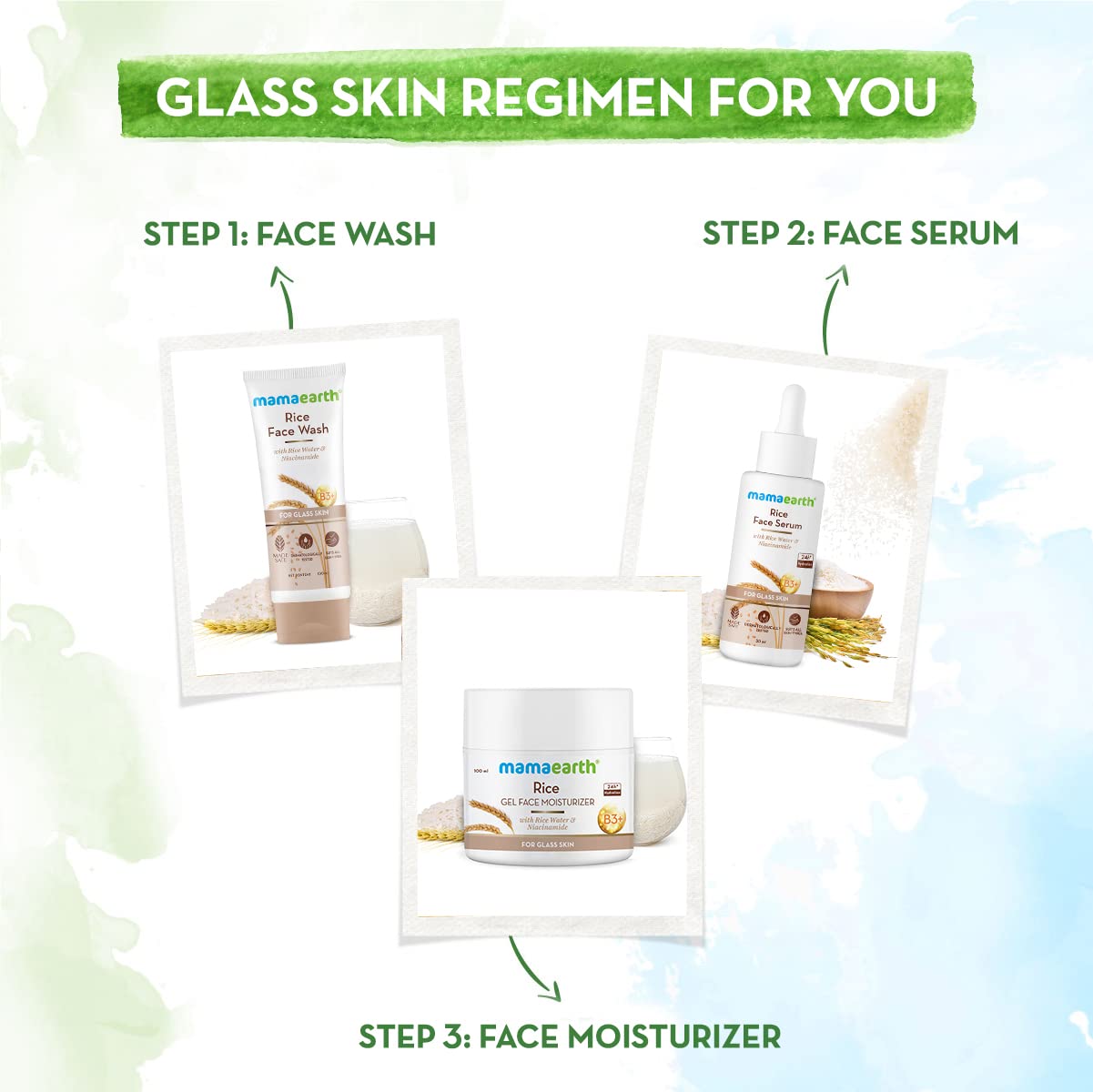 Mamaearth Rice Gel Face Moisturizer: Rice Water & Niacinamide, 100 ml