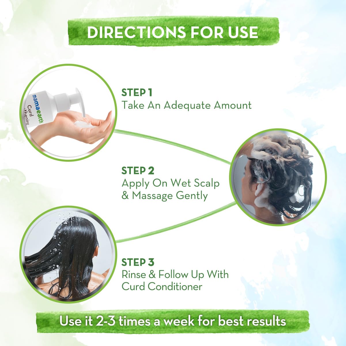 Mamaearth Curd Smoothening Shampoo: 250 ml