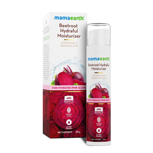 Mamaearth Beetroot Hydraful Moisturizer Lotion: 50