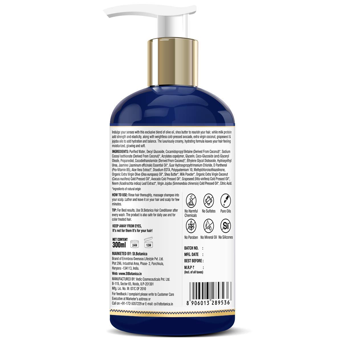 StBotanica Ultra Nourishing Hair Shampoo: 300 ml