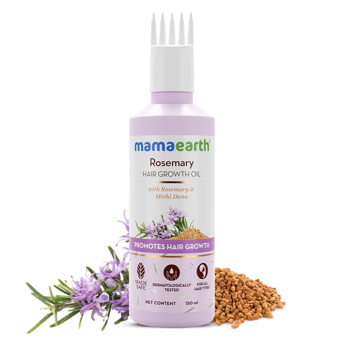 Mamaearth Rosemary Hair Oil: Rosemary & Methi Dana, 150 ml