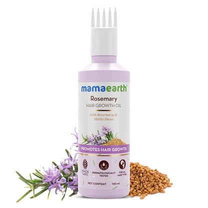 Mamaearth Rosemary Hair Oil: Rosemary & Methi Dana, 150 ml