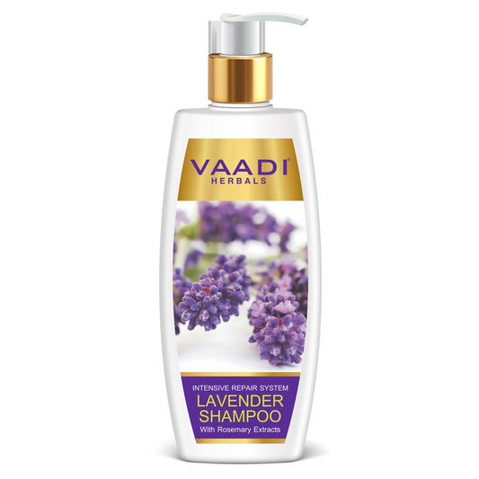 Vaadi Herbals Lavender with Rosemary Extract Shampoo - Intensive Repair Shampoo - ALL