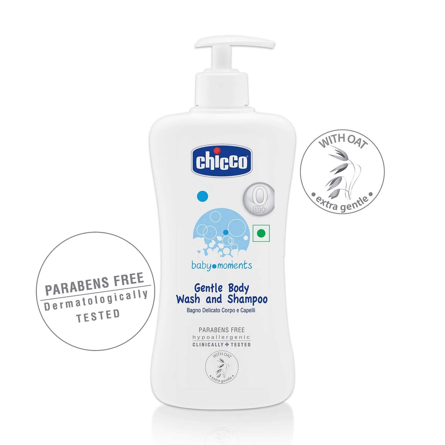 Chicco Gentle Body Wash & Shampoo: 500 ml