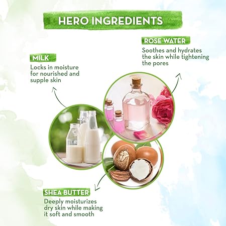 Mamaearth Rose Body Lotion: Rose Water & Milk, 200 ml