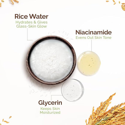 Mamaearth Rice Water Tone Up Face Cream with Rice Water & Niacinamide for Glass Skin 50g