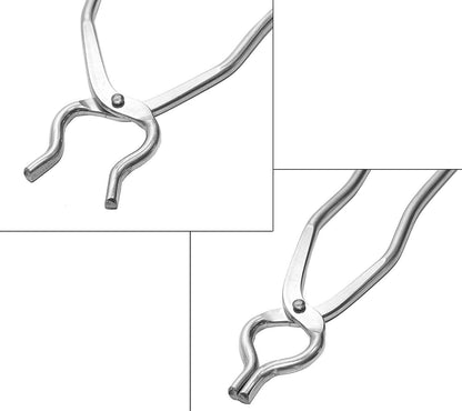 iKonbi Stainless Steel Sansi/pakkad/Sandasi/pincer/chimta/Tongs/Utensil Holder