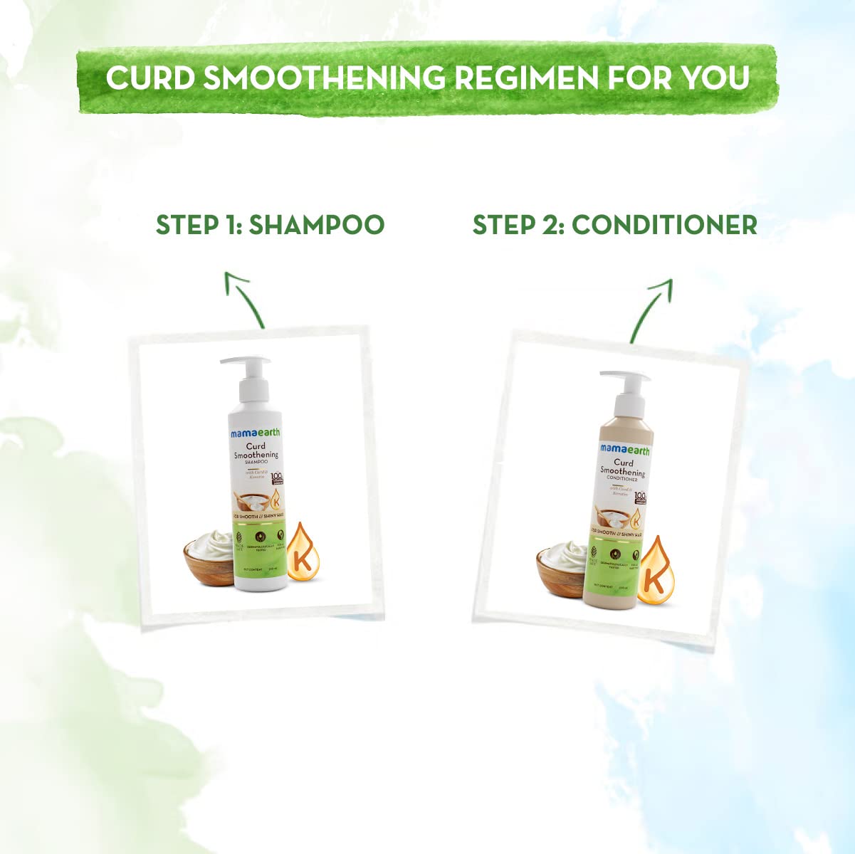 Mamaearth Curd Smoothening Conditioner: Curd & Keratin, 250 ml