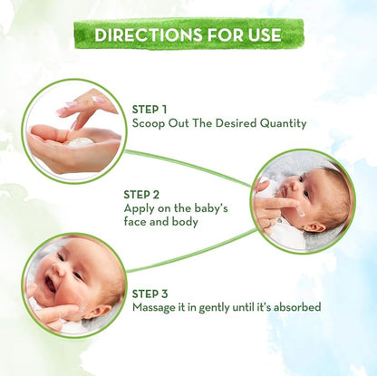 Mamaearth Baby Rich Moisturizing Cream With Almond Oil & Shea Butter For Dry Skin - 200 g