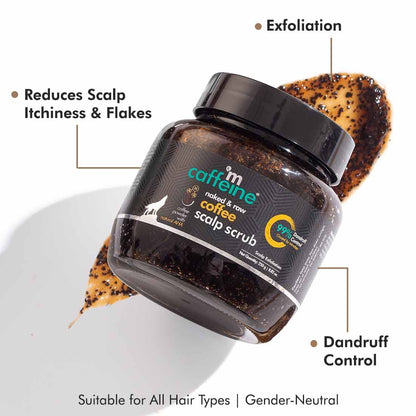mCaffeine Coffee Scalp Scrub: Anti Dandruff, 250 g
