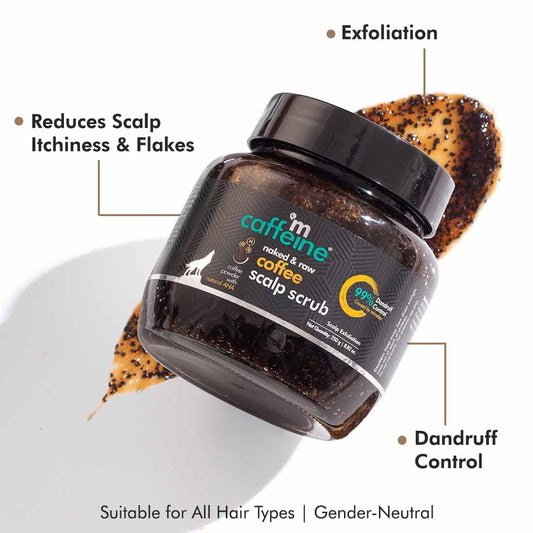 mCaffeine Coffee Scalp Scrub: Anti Dandruff, 250 g