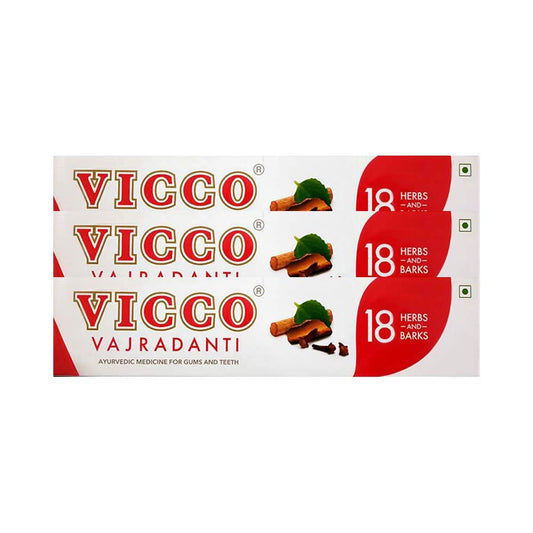 Vicco Vajradanti Ayurvedic Toothpaste: 200 g, Pack of