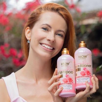 WOW Himalayan Rose Hair Shampoo & Conditioner Set: 500 ml each