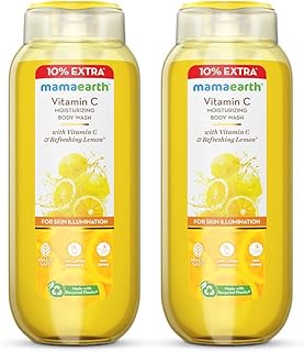 Mamaearth Vitamin C Moisturizing Body Wash: Lemon Scent, 275