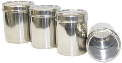 iKonbi Stainless Steel Kitchen Canisters for Storage