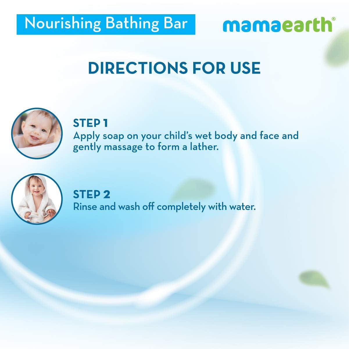 Mamaearth Fruit Bathing Bar: Baby Soap with Glycerine, 75 g, Pack of 5