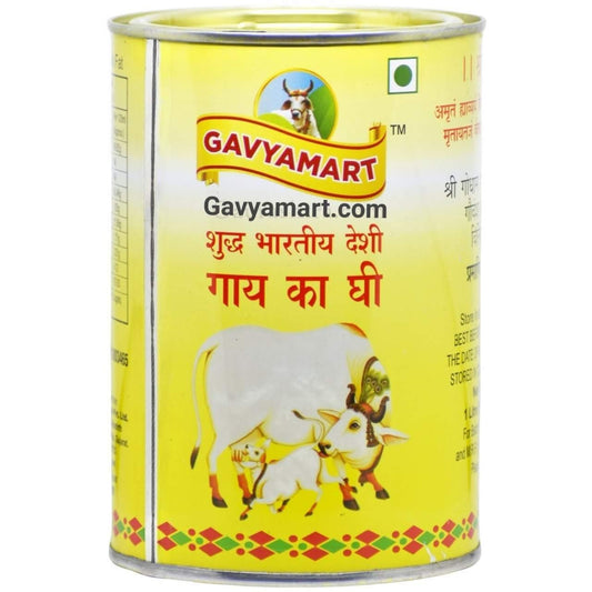 GAVYAMART A2 Cow Ghee: 1L, Grassfed,