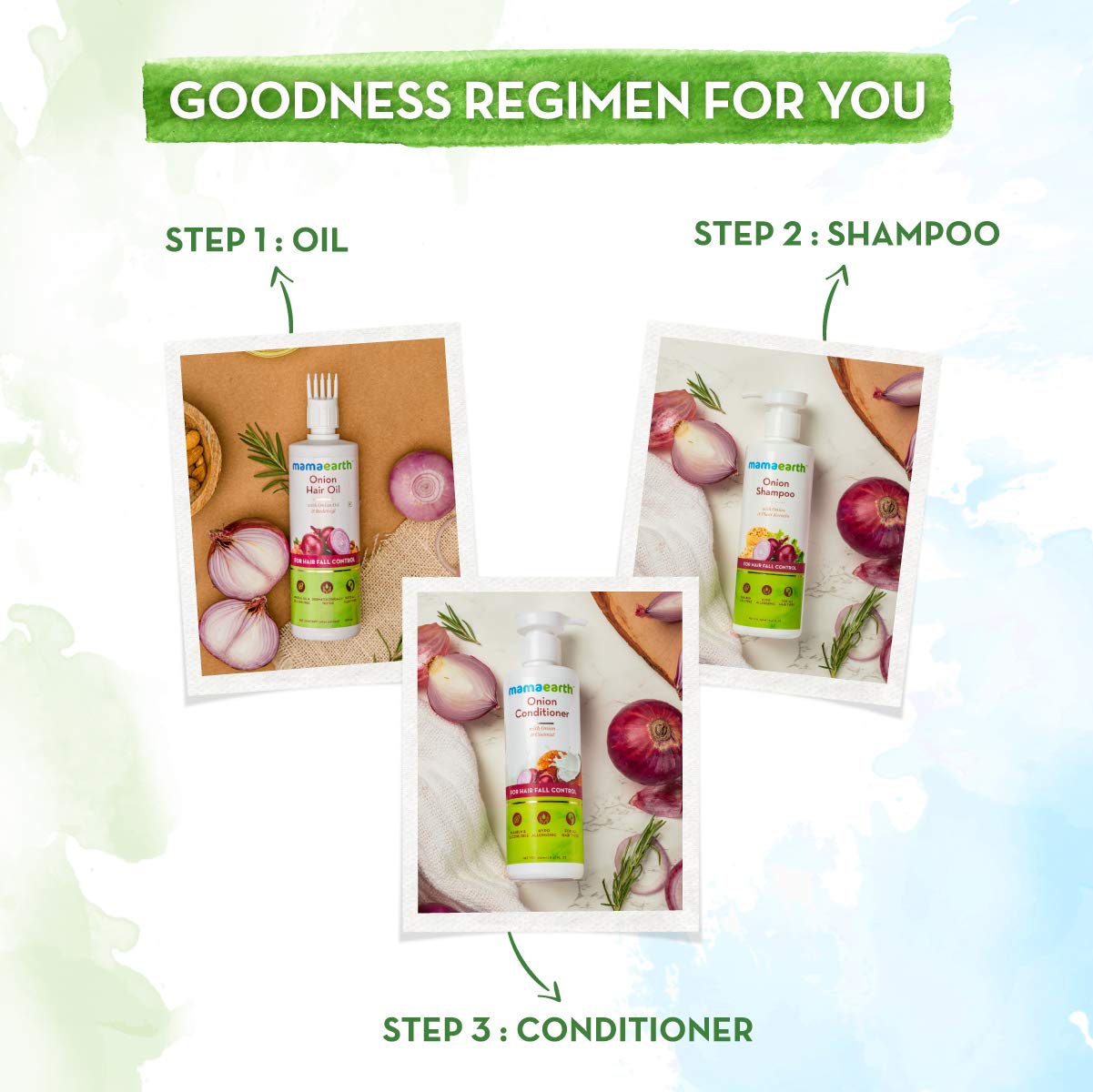 Mamaearth Onion Hair Oil: Onion & Redensyl, 250 ml