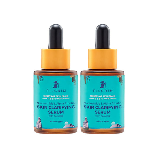 PILGRIM Korean Niacinamide 5% + Alpha Arbutin 1% Skin Clarifying Serum for acne & acne mar