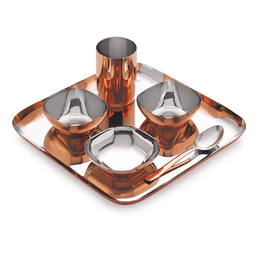 iKonbi 6 pcs Dinner Set with Bottom Copper