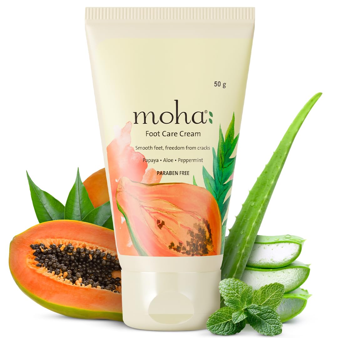 ZANTO moha: Foot Cream for Rough, Dry and Cracked Heel, Feet Cream for Heel Repair with Be
