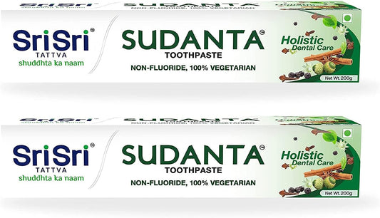 Sri Sri Tattva Sudanta Herbal Toothpaste: 200 g, Pack of