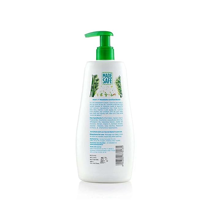 Mamaearth Daily Moisturizing Natural Baby Lotion (400 ml)