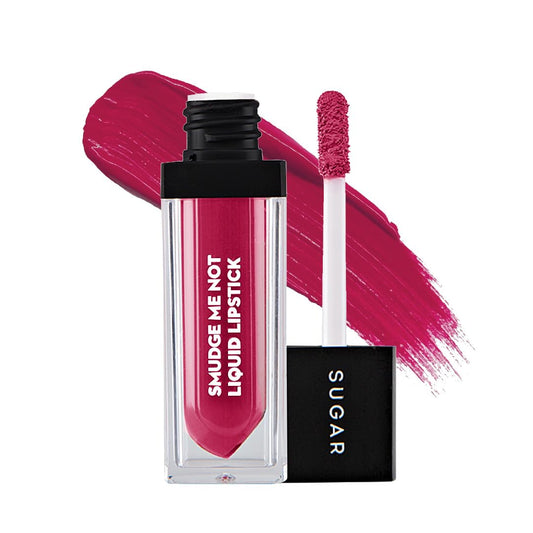 SUGAR Cosmetics Smudge Me Not Liquid Lipstick: 02 Brink Of Pink, 4.5