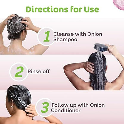 Mamaearth Onion Anti Hairfall Combo: Shampoo 250 ml + Conditioner 250 ml