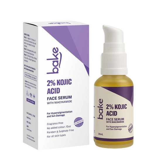 BAKE 2% Kojic Acid FaceSerum With 5% Niacinamide & 2% Glycolic Acid For Pigmentation & Dar