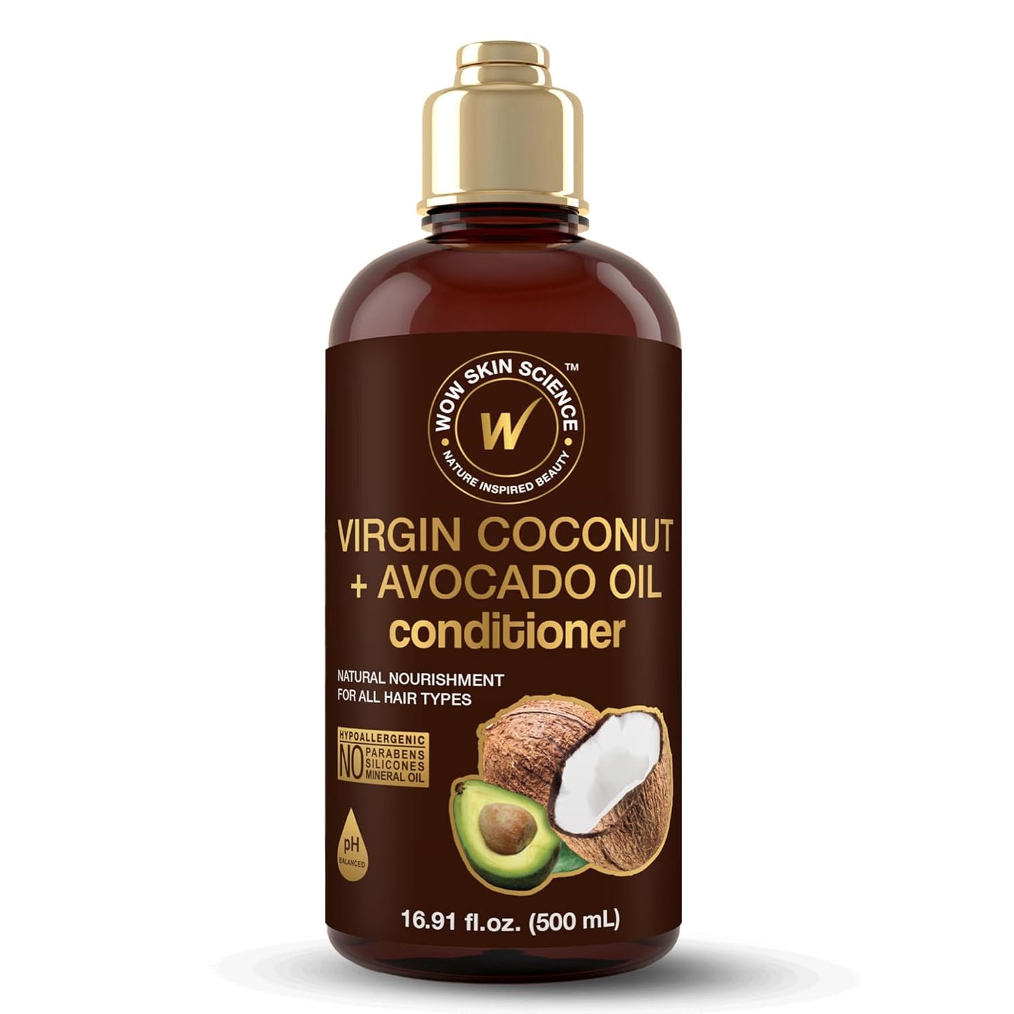 WOW Hair Conditioner: Coconut & Avocado Oil, 500
