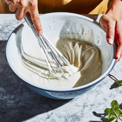 iKonbi Stainless Steel Mini Kitchen Whisk, Egg Beater, Blending, Beating, Stirring Multi Utility Whisk-Silver
