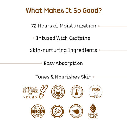 mCaffeine Choco Body Butter: Intense Moisturization, 250 g