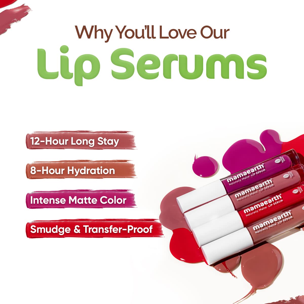 Mamaearth Naturally Matte Lip Serum: 03 Berrydict Magenta Pink, 3 ml