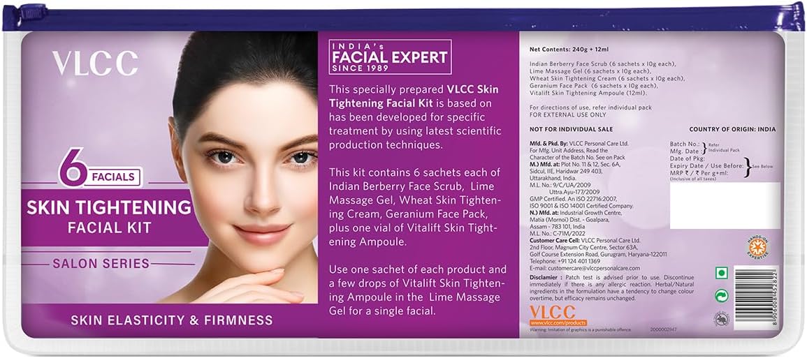 VLCC Skin Tightening Facial Kit: Salon