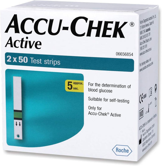 Accu-Chek Active Test Strips: 100