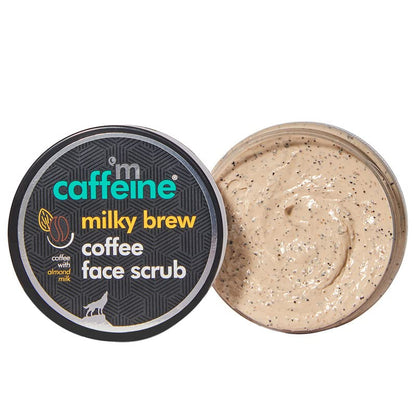 mCaffeine Latte Face Scrub: Coffee, Almond Milk, 75 g