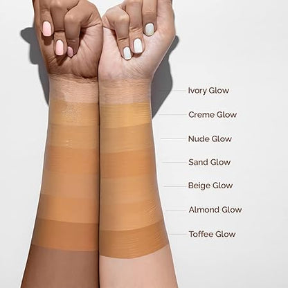 Mamaearth Glow Serum Medium Foundation: 01 Ivory, 30 ml
