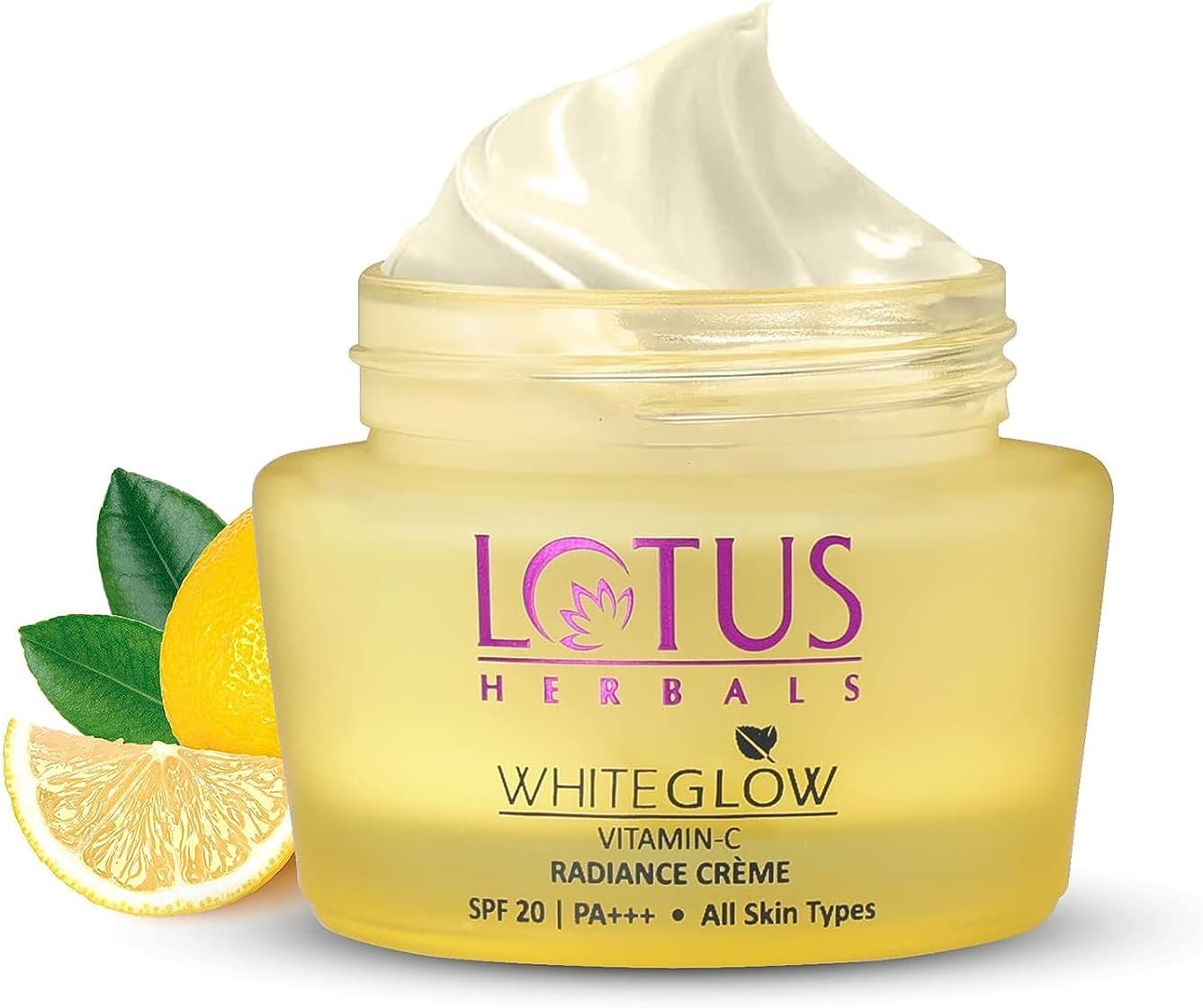 Lotus Herbals WhiteGlow Vitamin C Radiance Cream | SPF 20 | For Dark Spots & Dull Skin | A