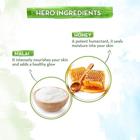 Mamaearth Honey Malai Cold Cream  For Nourishing Glass lke skin - 200 g