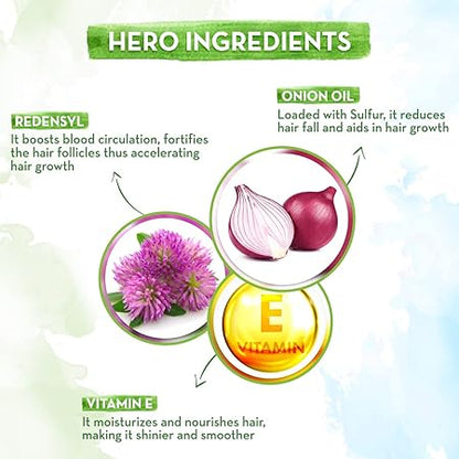 Mamaearth Onion Hair Styling Cream: Onion & Redensyl, 100 g