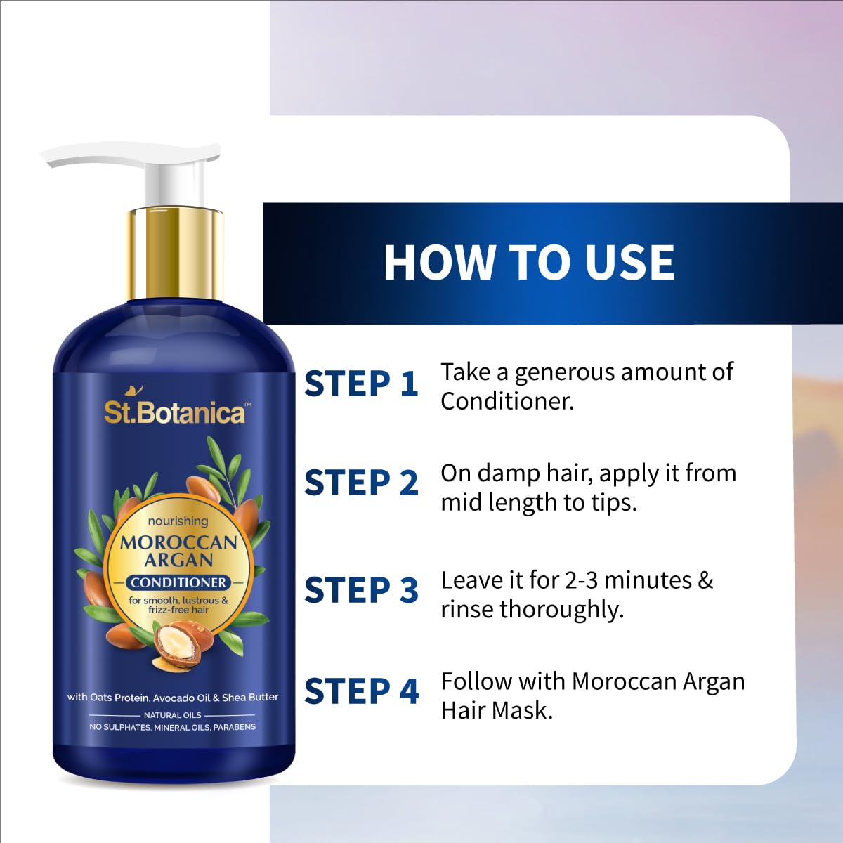StBotanica Ultimate Hair Repair Combo: Shampoo + Conditioner, 300 ml each